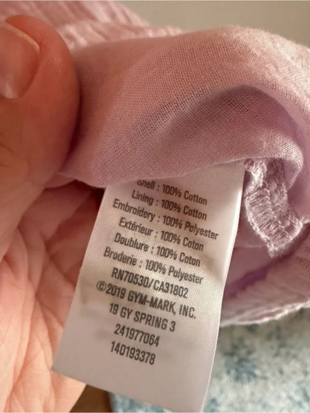Gymboree soft lilac